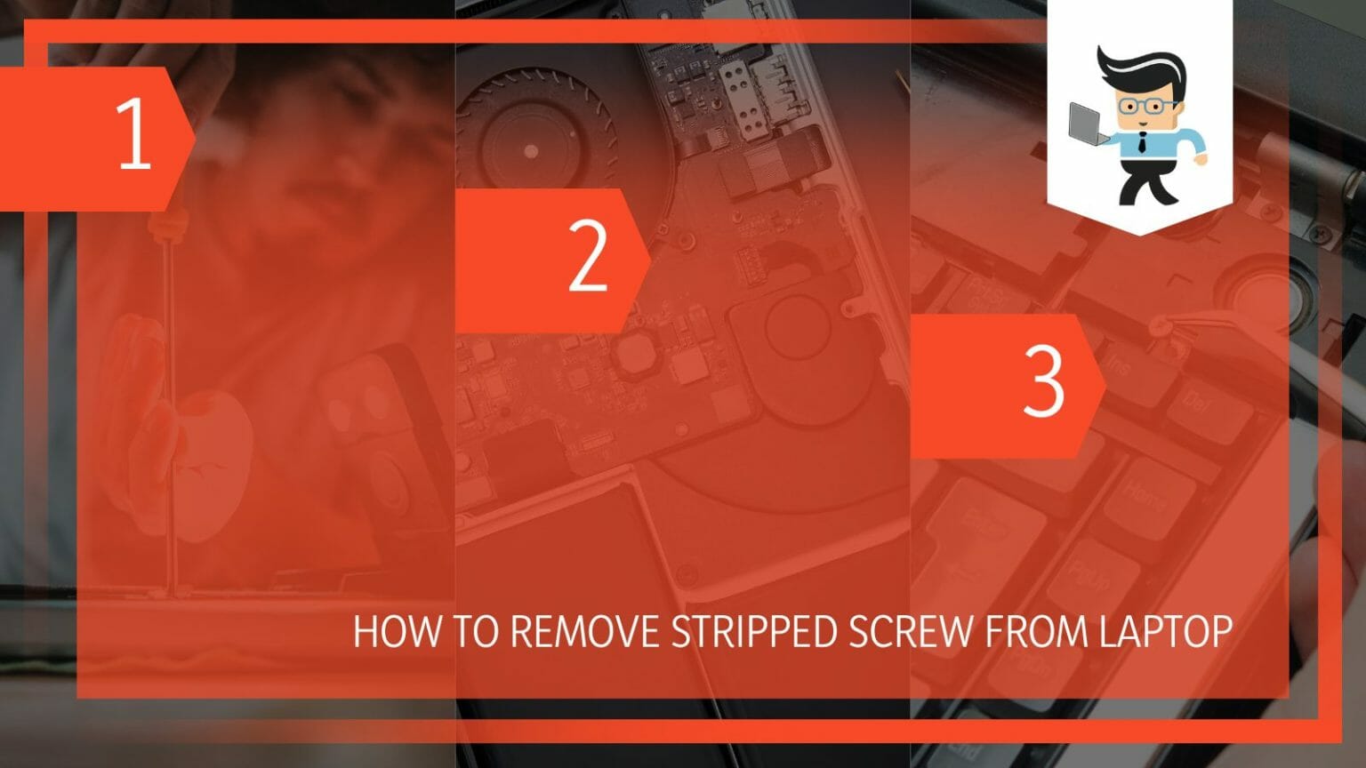 How To Remove Stripped Screw From Laptop